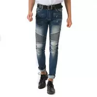 balmain jeans slim nouveaux styles light blue